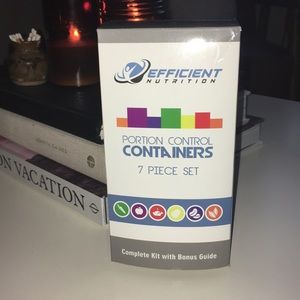 Efficient Portion Control Containers 7 Pc Set